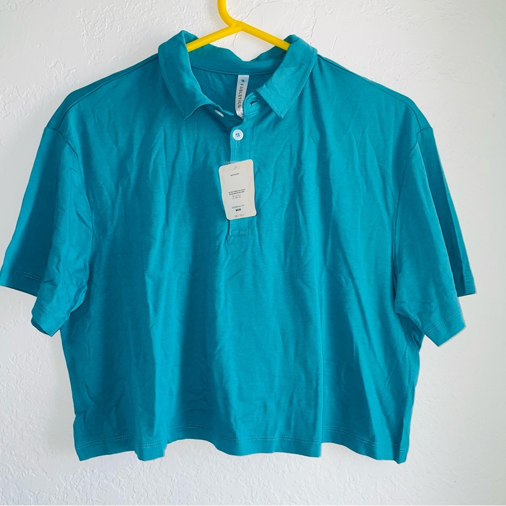Fabletics Boxy Polo size Large - Picture 3 of 6